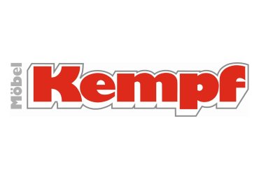 Logo mit roter Schrift
