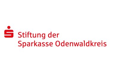 Logo in roter Schrift