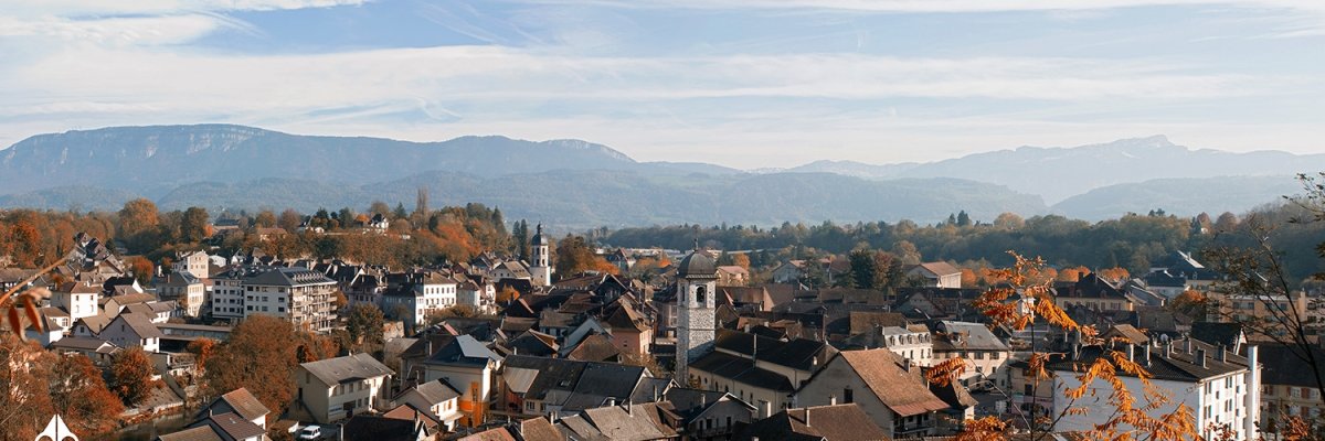 Schloss Erbach aus der Luft