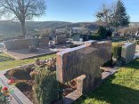 Friedhof Lauerbach Grabsteine auf Friedhof