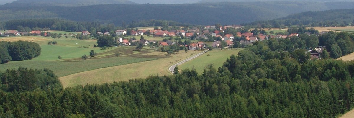 Schloss Erbach aus der Luft