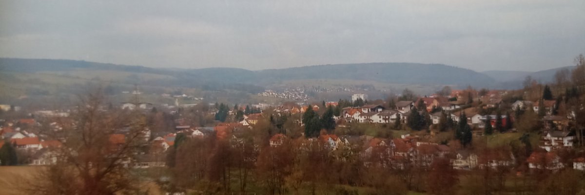 Schloss Erbach aus der Luft