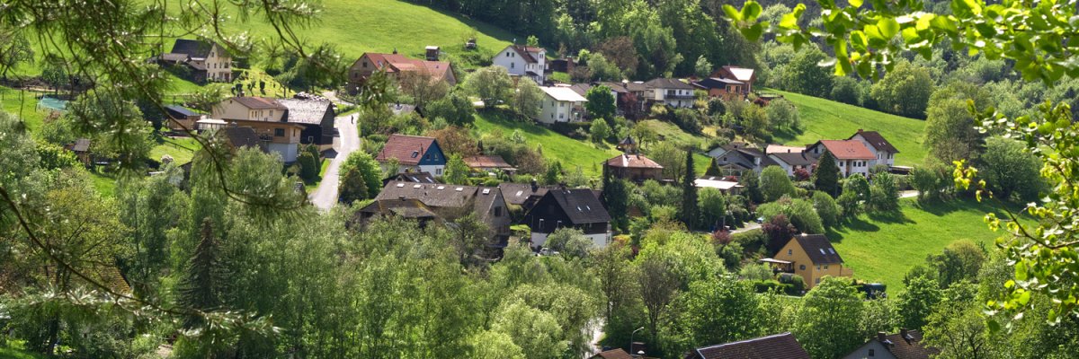 Schloss Erbach aus der Luft