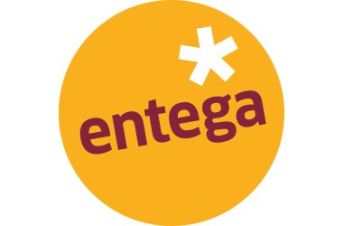 Logo mit gelbem Kreis mit weißem Stern