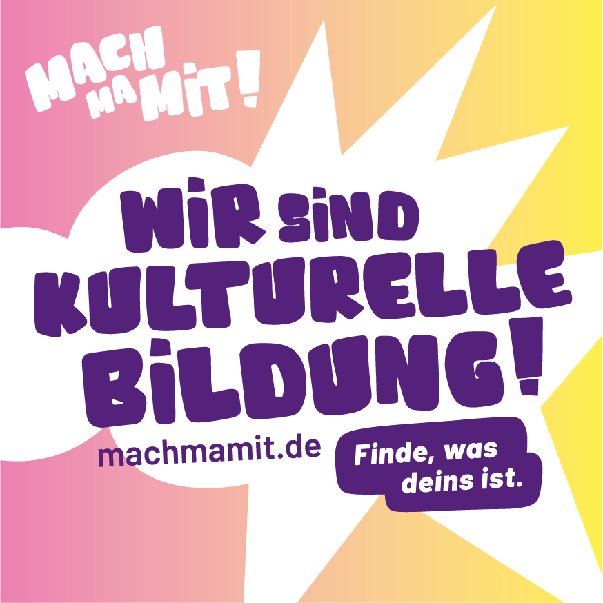 Logo mit bunter Schrift