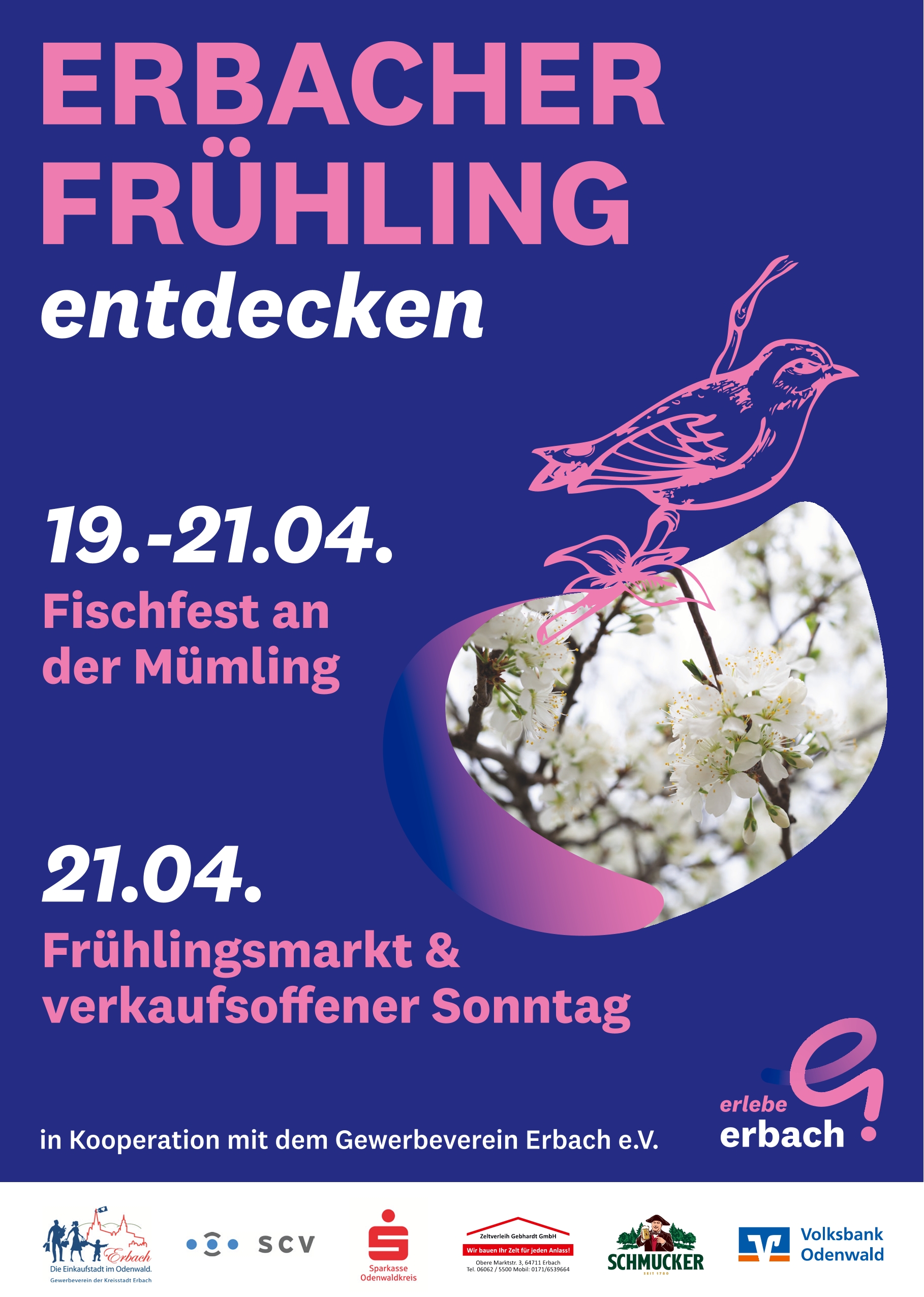 Übersicht Erbacher Frühling mit Fischfest