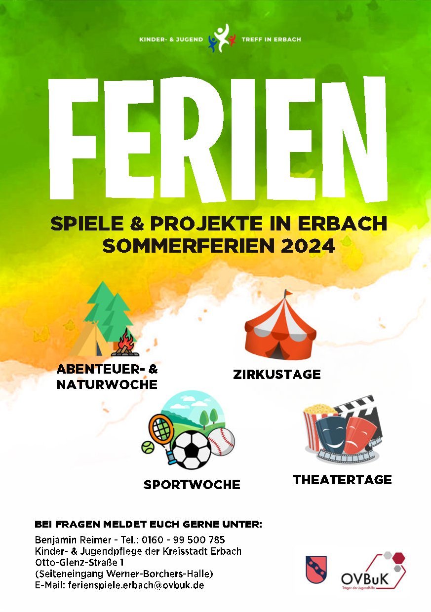 Übersicht Sommerferienspiele