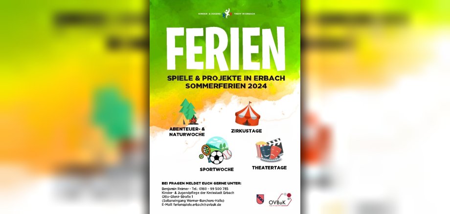 Übersicht Sommerferienspiele