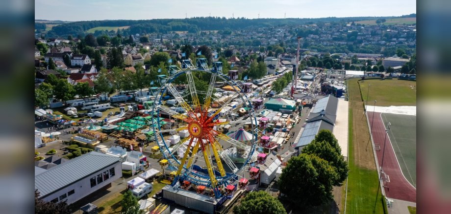Wiesenmarkt von oben