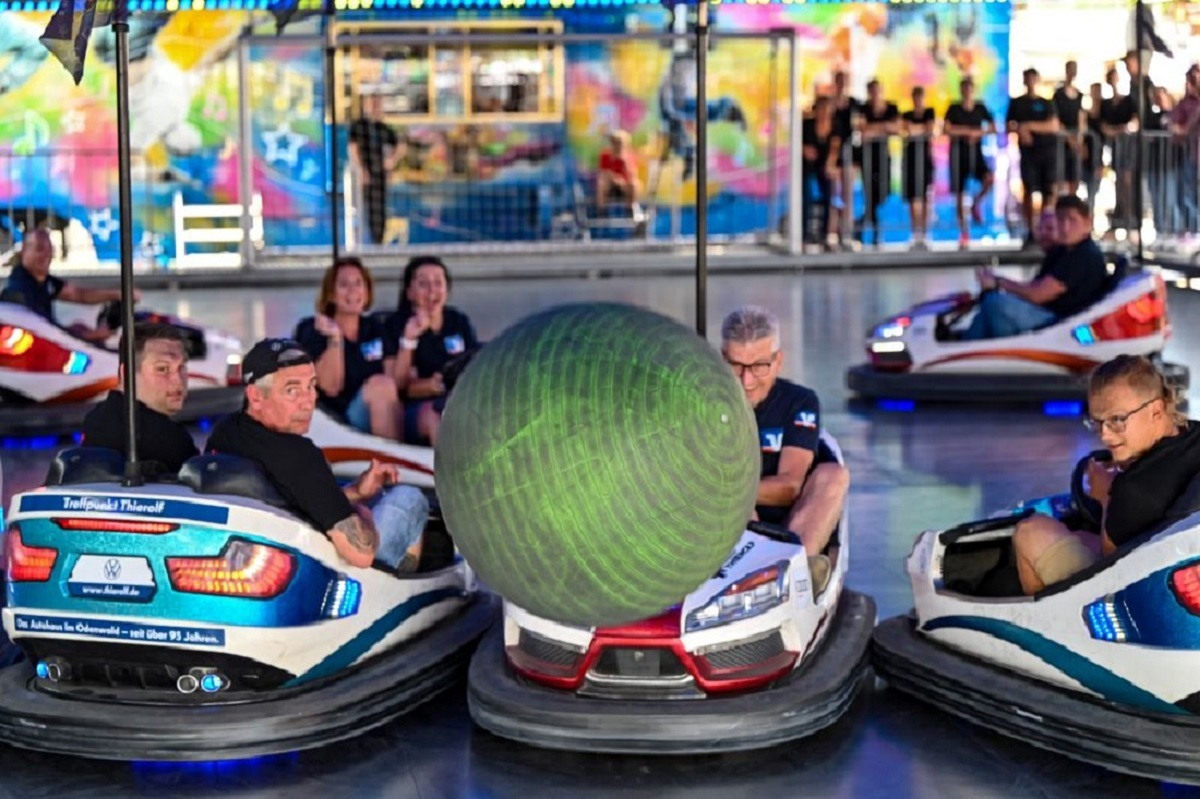 Scooter-Ball-Cup auf dem Erbacher Wiesenmarkt 