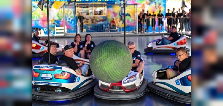 Scooter-Ball-Cup auf dem Erbacher Wiesenmarkt 