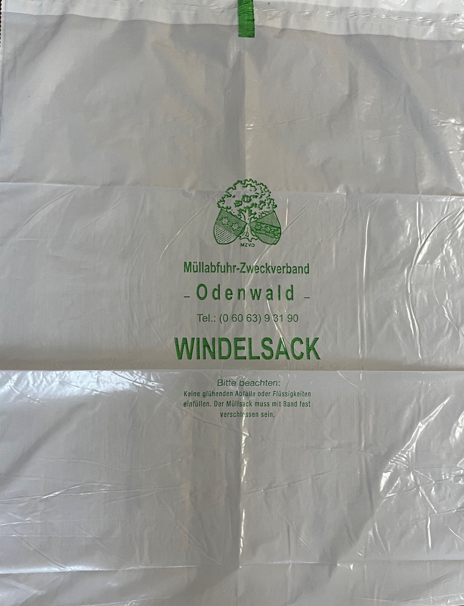 Windelabfall-Sack