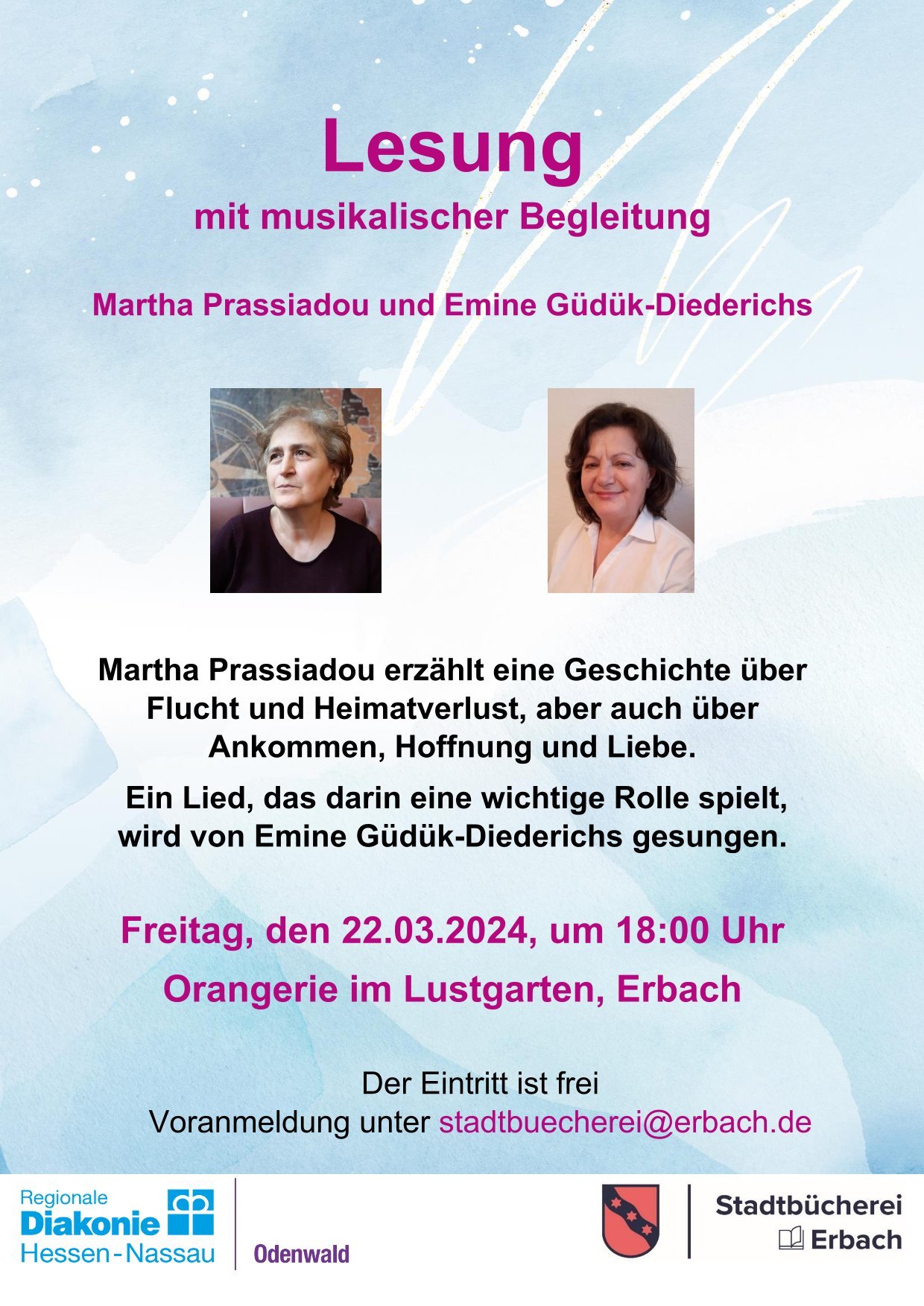 Lesung mit musikalischer Begleitung