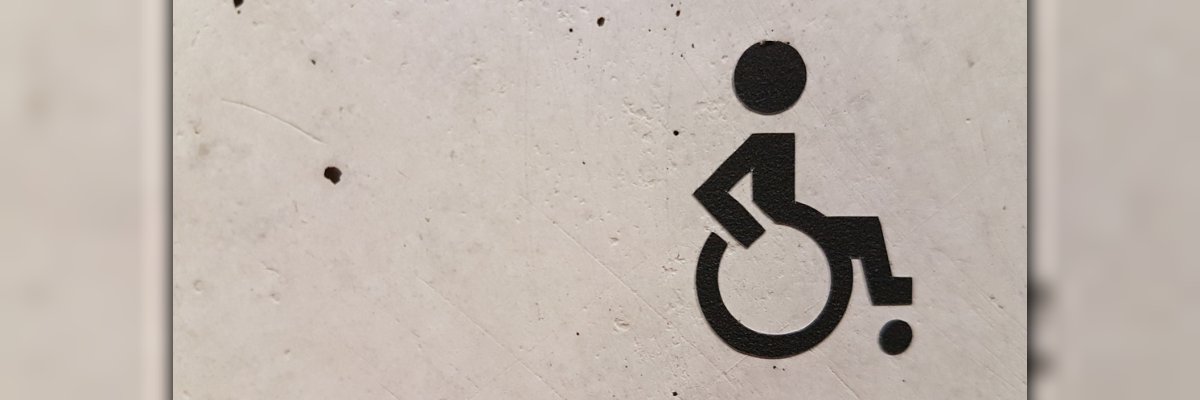 Pictogramm eines Rollstuhlfahrers