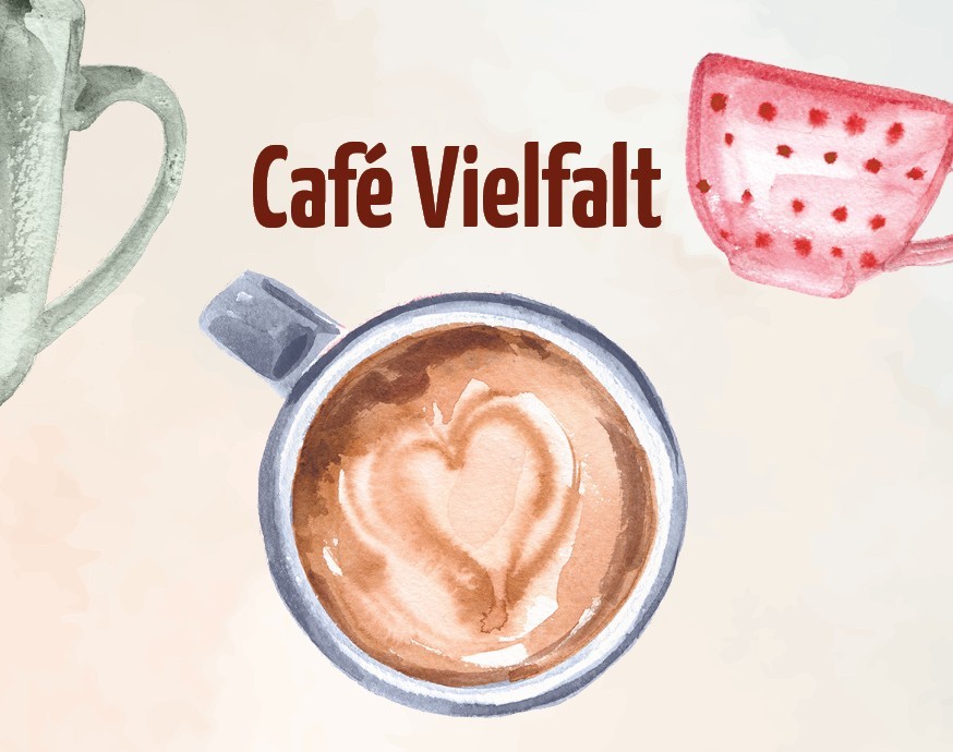Bild von gemalten Kaffeetassen