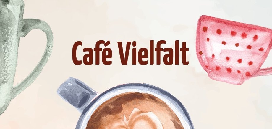 Bild von gemalten Kaffeetassen