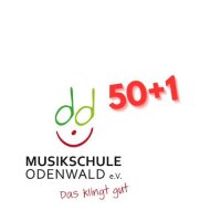 Logo mit Noten und Strichen, die wie ein lachendes Gesicht angeordnet sind