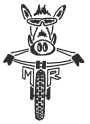 Logo Mümlingtalradler Logo mit einem Wildschwein auf einem Mountainbike